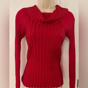 Cache Red Sweater